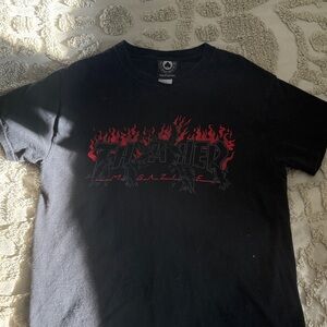 Thrasher Black Graphic T-Shirt